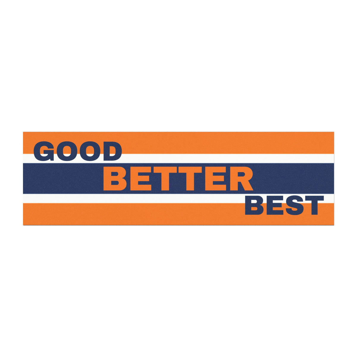 Good Better Best Chicago Bears Car Magnet