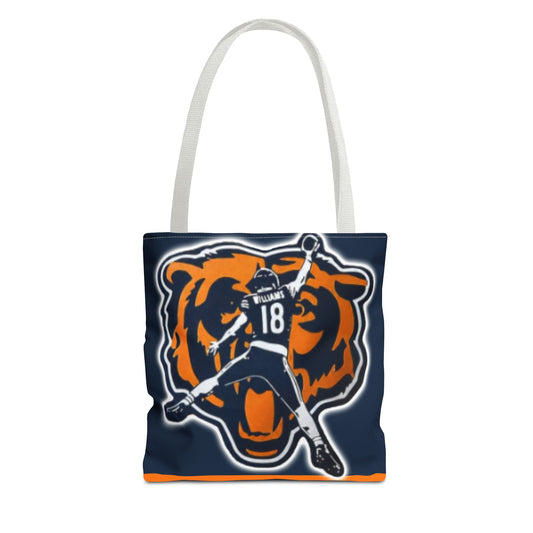 Caleb Williams Chicago Bears Tote Bag