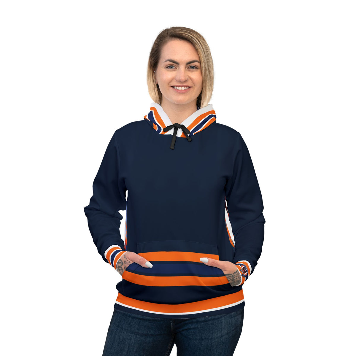 BEARSKIFILM HOODIE in Navy