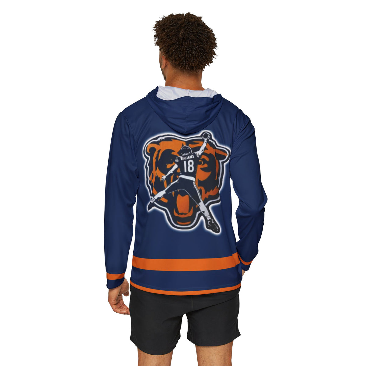 Chicago Bears Caleb Williams Jumpman Warmup Hoodie