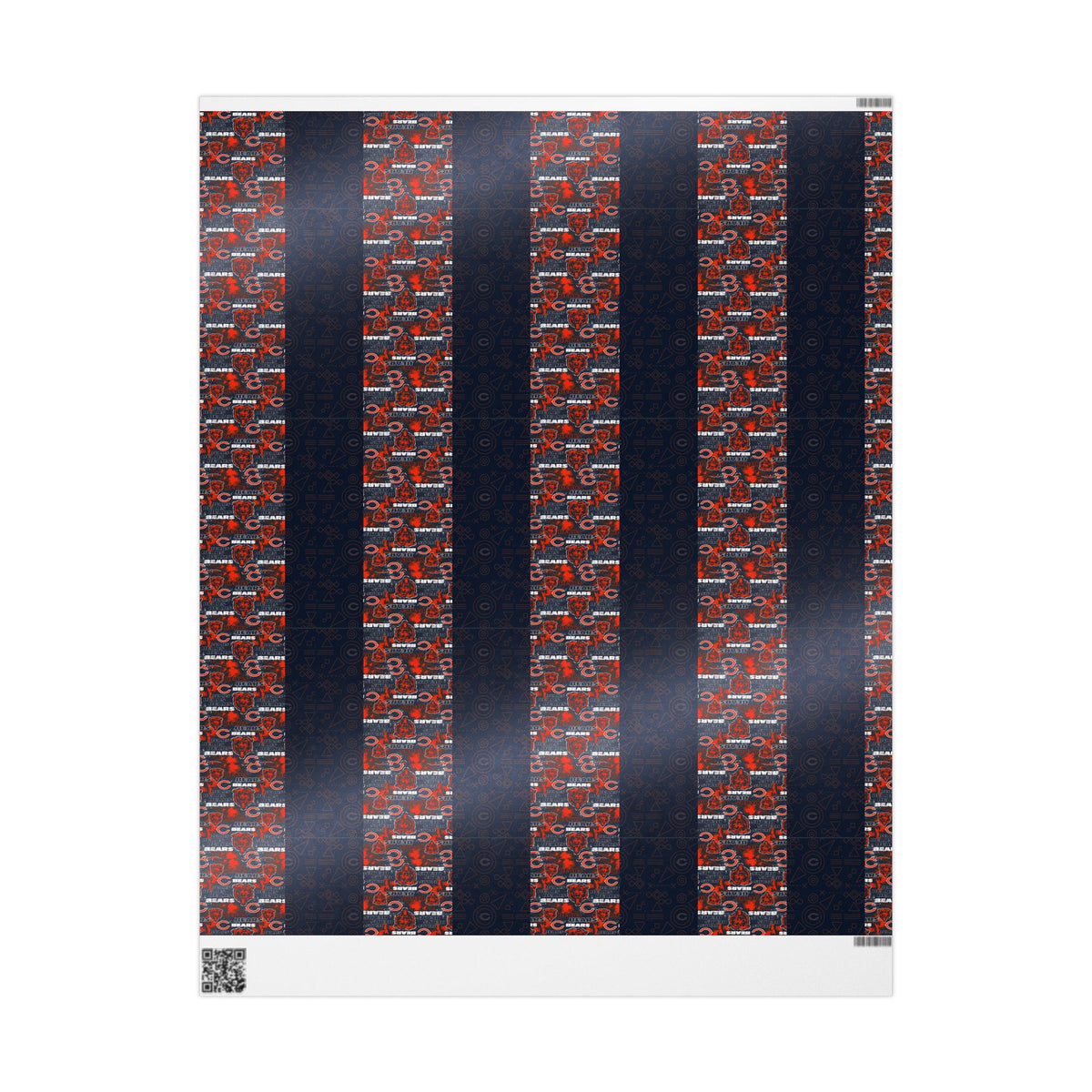 Chicago Bears BEARSKIFILM Wrapping Paper Roll — NFL Football Gift Wrap