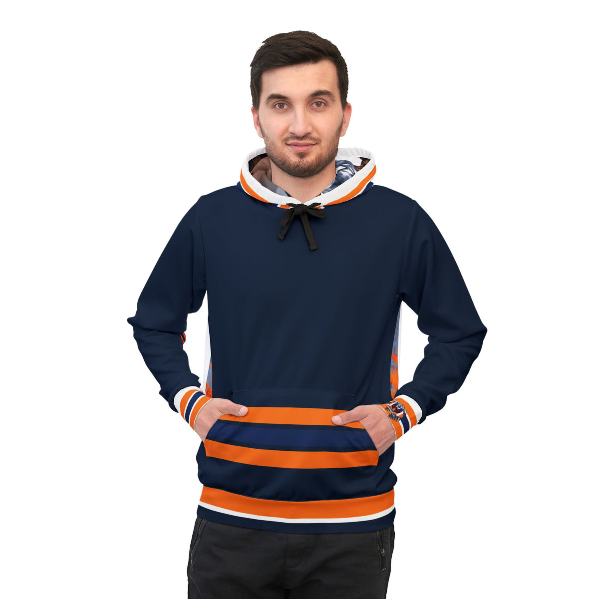BEARSKIFILM HOODIE in Navy