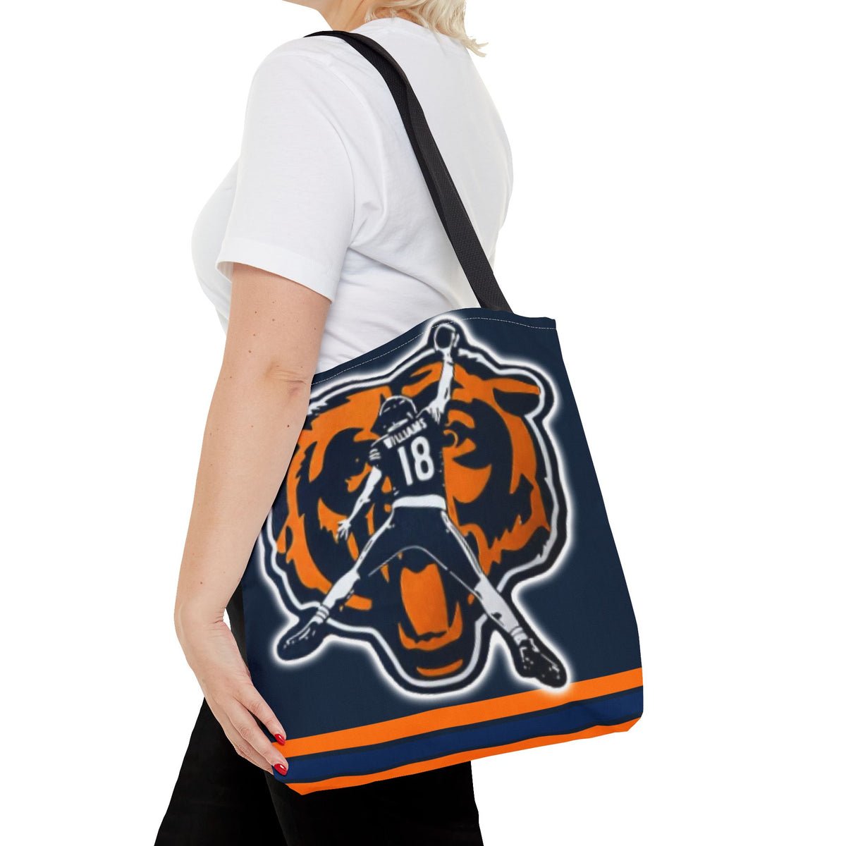 Caleb Williams Chicago Bears Tote Bag