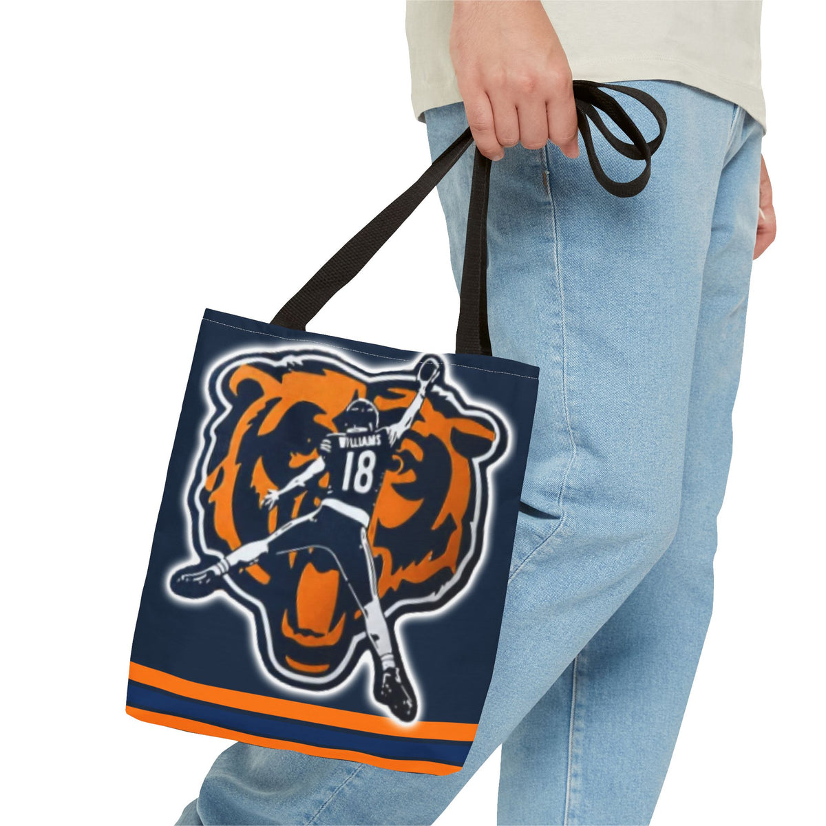 Caleb Williams Chicago Bears Tote Bag