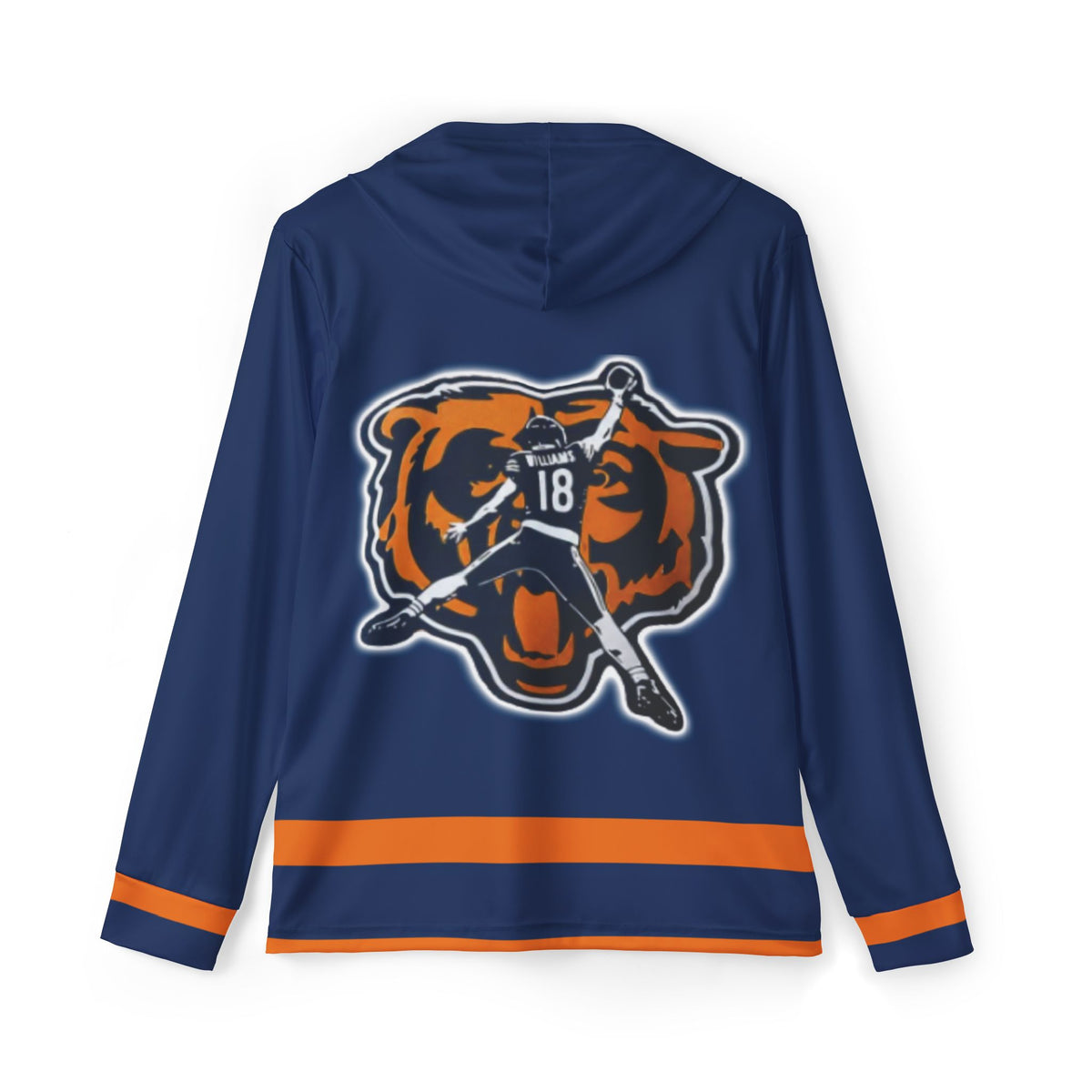 Chicago Bears Caleb Williams Jumpman Warmup Hoodie