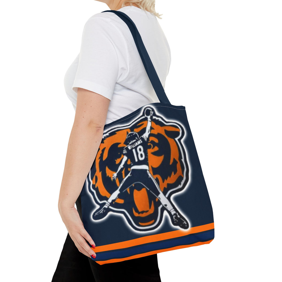 Caleb Williams Chicago Bears Tote Bag