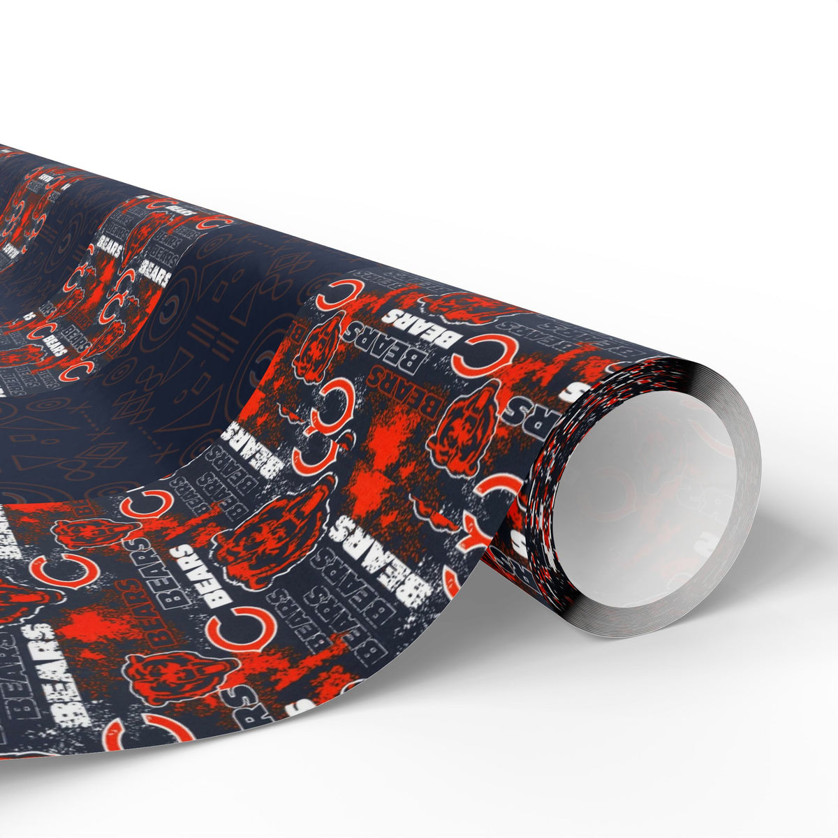 Chicago Bears BEARSKIFILM Wrapping Paper Roll — NFL Football Gift Wrap