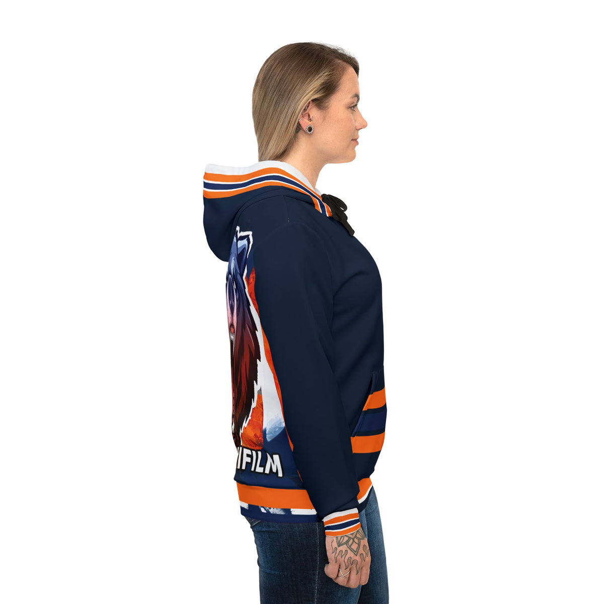 BEARSKIFILM HOODIE in Navy