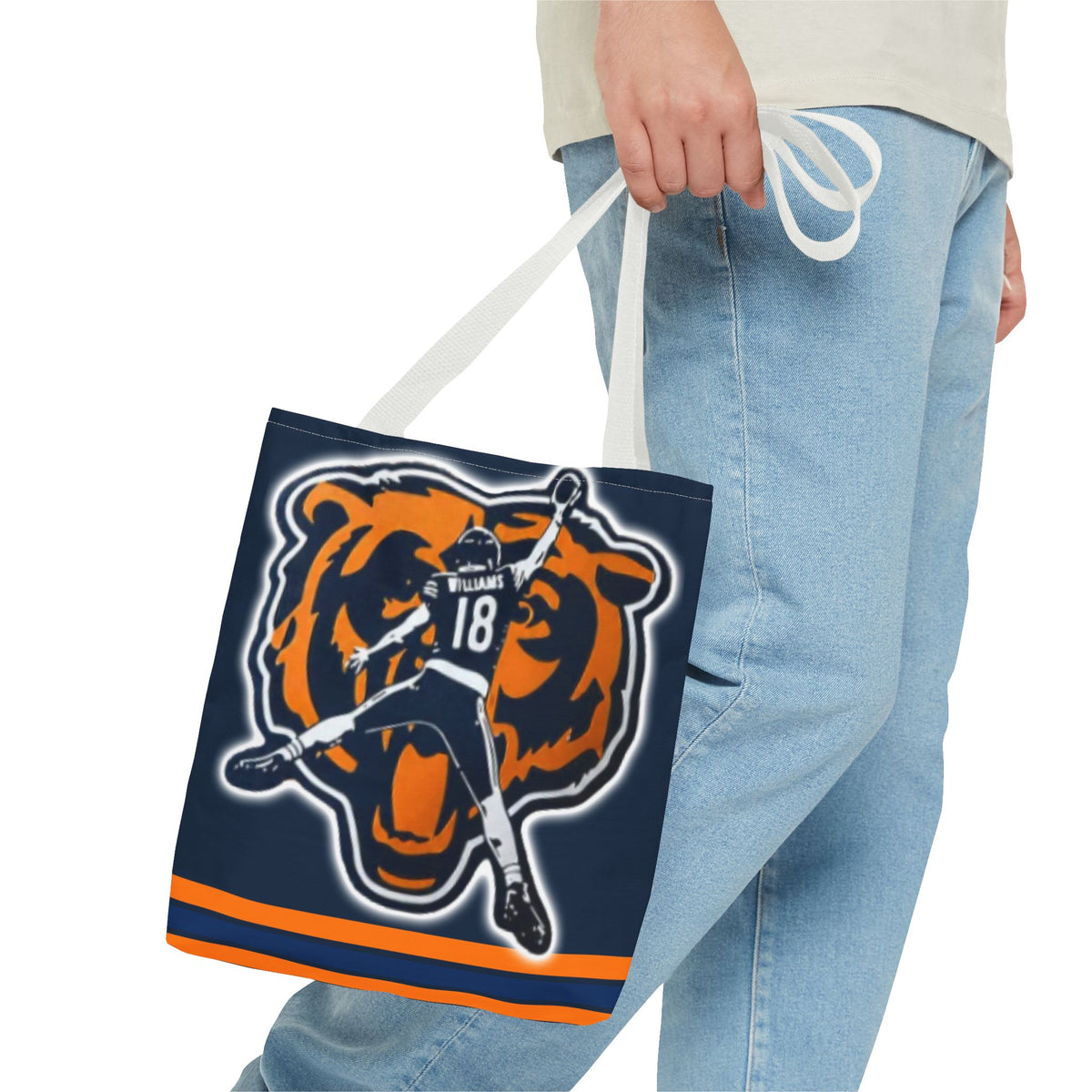 Caleb Williams Chicago Bears Tote Bag