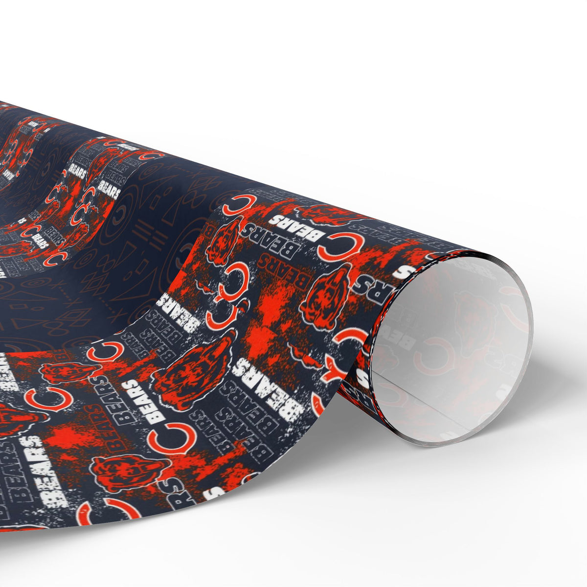Chicago Bears BEARSKIFILM Wrapping Paper Roll — NFL Football Gift Wrap